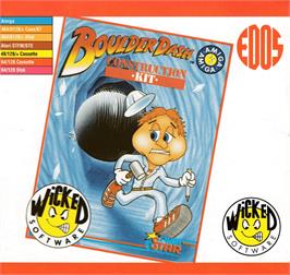 Box cover for Boulder Dash Construction Kit on the Amstrad CPC.