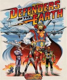 Box cover for Defenders of the Earth on the Amstrad CPC.
