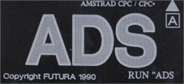Top of cartridge artwork for Advanced Destroyer Simulator on the Amstrad CPC.