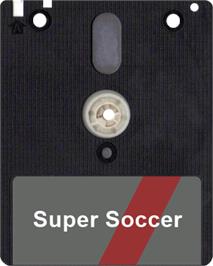 Artwork on the Disc for Superstar Soccer on the Amstrad CPC.