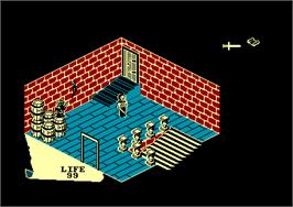 In game image of Fairlight: A Prelude on the Amstrad CPC.