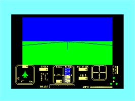 In game image of Fighter Pilot on the Amstrad CPC.