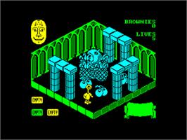 In game image of Sweevo's World on the Amstrad CPC.