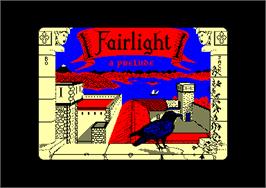 Title screen of Fairlight: A Prelude on the Amstrad CPC.