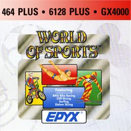 Box cover for Epyx World Of Sports on the Amstrad GX4000.