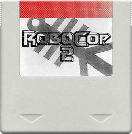 Cartridge artwork for Robocop 2 on the Amstrad GX4000.