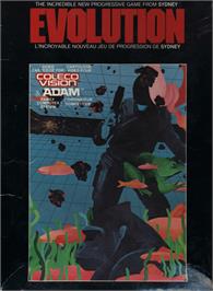 Box cover for Evolution on the Apple II.