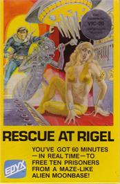 Box cover for Star Quest: Rescue at Rigel on the Apple II.