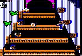 In game image of Tapper on the Apple II.