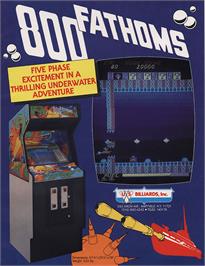 Advert for 800 Fathoms on the Arcade.