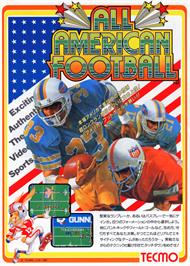 Advert for All American Football on the Arcade.