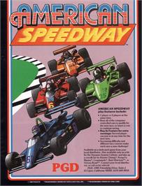 Advert for American Speedway on the Arcade.
