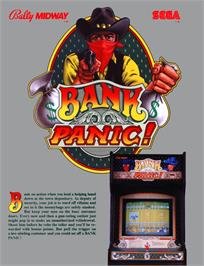 Advert for Bank Panic on the Commodore 64.