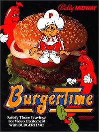 Advert for Burger Time on the MSX 2.
