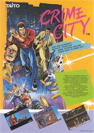 Advert for Crime City on the Arcade.