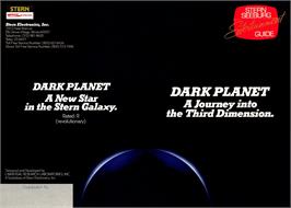 Advert for Dark Planet on the Arcade.