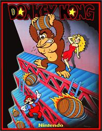 Advert for Donkey Kong on the Nintendo Arcade Systems.