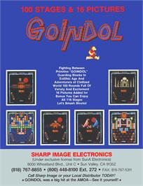 Advert for Goindol on the Arcade.