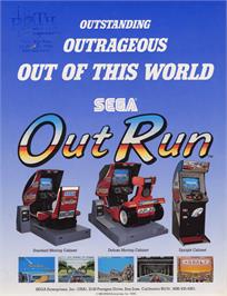 Advert for Out Run on the Arcade.