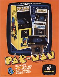 Advert for Pac-Man on the Arcade.