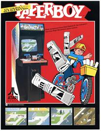 Advert for Paperboy on the Arcade.