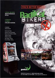 Advert for Radikal Bikers on the Sony Playstation.