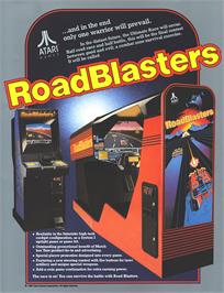 Advert for Road Blasters on the Amstrad CPC.