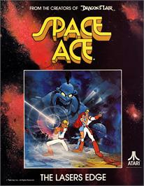 Advert for Space Ace on the Arcade.