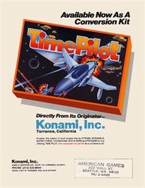 Advert for Time Pilot on the Atari 2600.