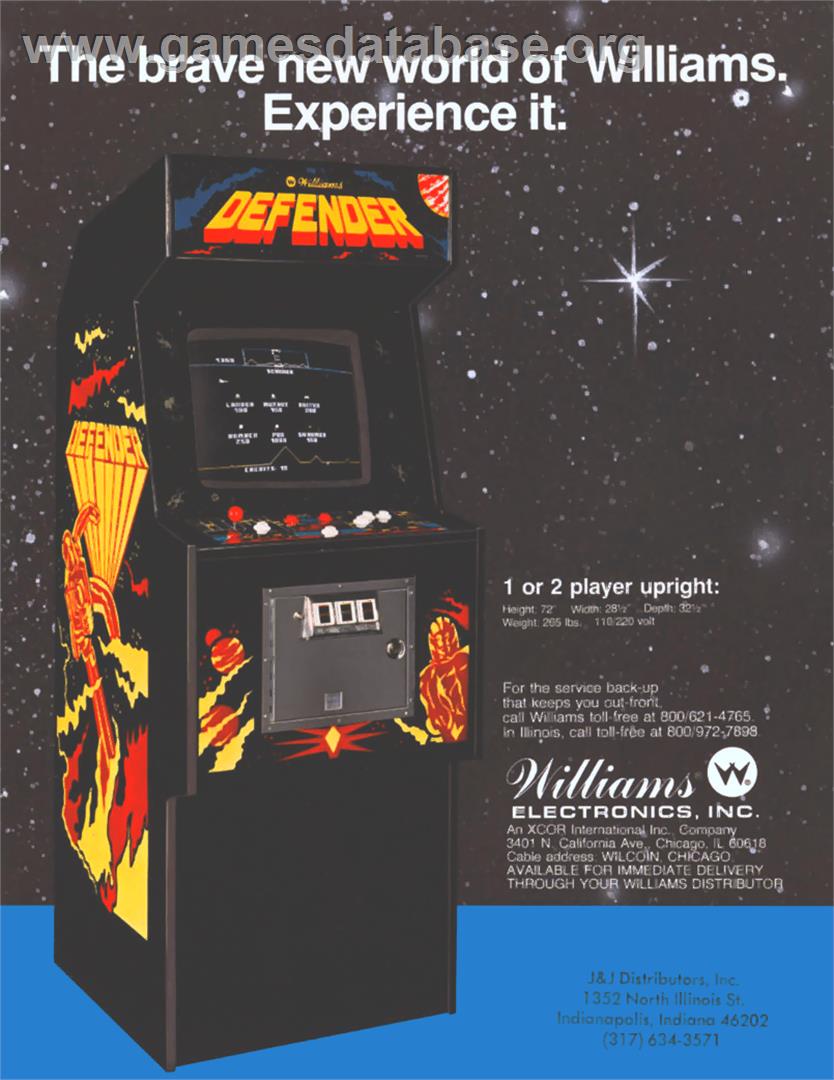 Defender - Atari 8-bit - Artwork - Advert