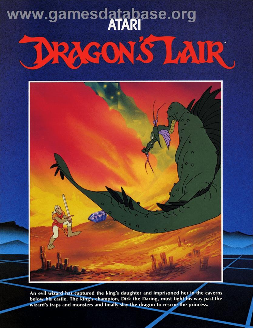 Dragon's Lair - Arcade - Artwork - Advert