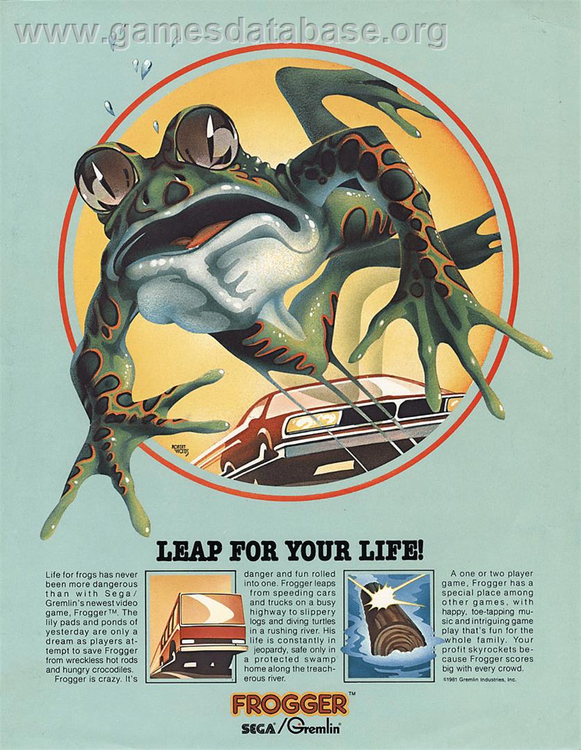 Frogger - Sega Nomad - Artwork - Advert