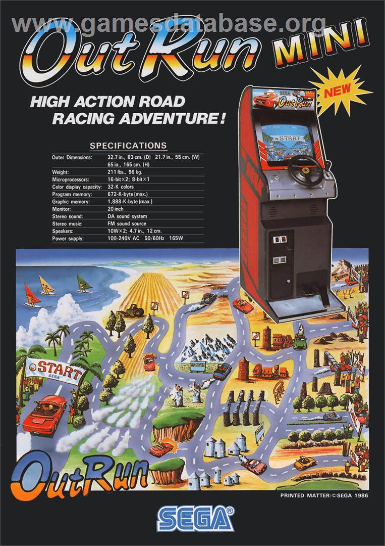 Out Run - MSX - Artwork - Advert