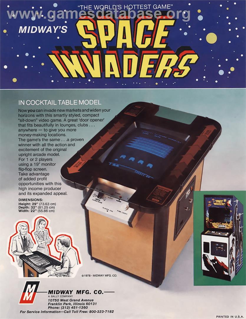 Space Invaders - Nintendo Game Boy Color - Artwork - Advert