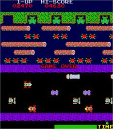 Game Over Screen for Frogger.