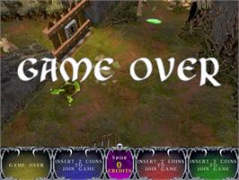 Game Over Screen for Gauntlet Dark Legacy.