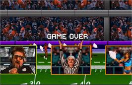 Game Over Screen for High Impact Football.