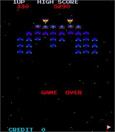 Game Over Screen for Moon Alien.