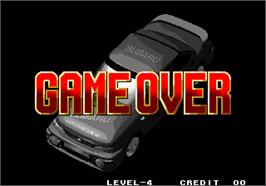 Game Over Screen for Neo Drift Out - New Technology.