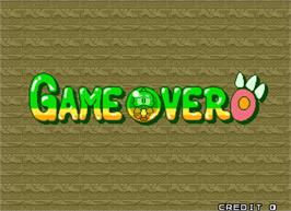 Game Over Screen for Puzzle Bobble 2.