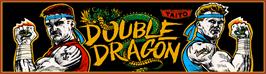 Arcade Cabinet Marquee for Double Dragon.