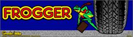 Arcade Cabinet Marquee for Frogger.