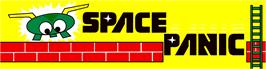 Arcade Cabinet Marquee for Space Panic.