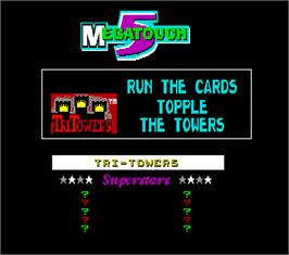 High Score Screen for Megatouch 5.