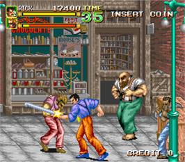 In game image of 64th. Street - A Detective Story on the Arcade.