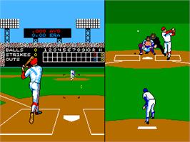 In game image of Baseball: The Season II on the Arcade.