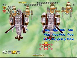 In game image of Giga Wing 2 on the Arcade.