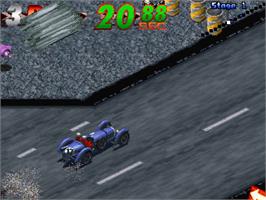 In game image of Mille Miglia 2: Great 1000 Miles Rally on the Arcade.