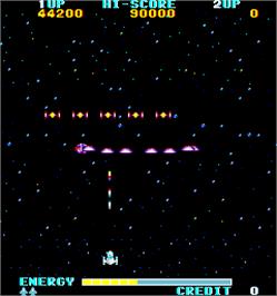 In game image of The Alphax Z on the Arcade.
