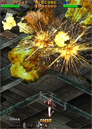 In game image of Twin Eagle II - The Rescue Mission on the Arcade.